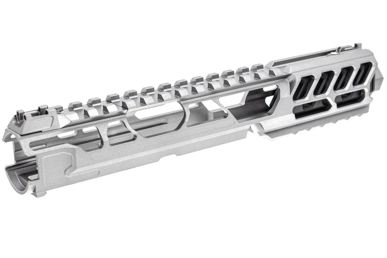 CTM TAC Fuku-2 CNC Aluminum Cut Out Upper Set Long Type for Action Army AAP01 GBB Pistol Series ( AAP-01 ) ( Grey & Black )