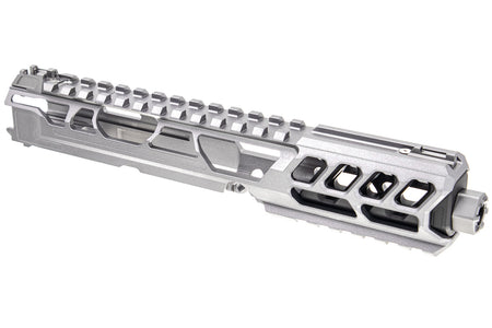 CTM TAC Fuku-2 CNC Aluminum Cut Out Upper Set Long Type for Action Army AAP01 GBB Pistol Series ( AAP-01 ) ( Grey & Black )