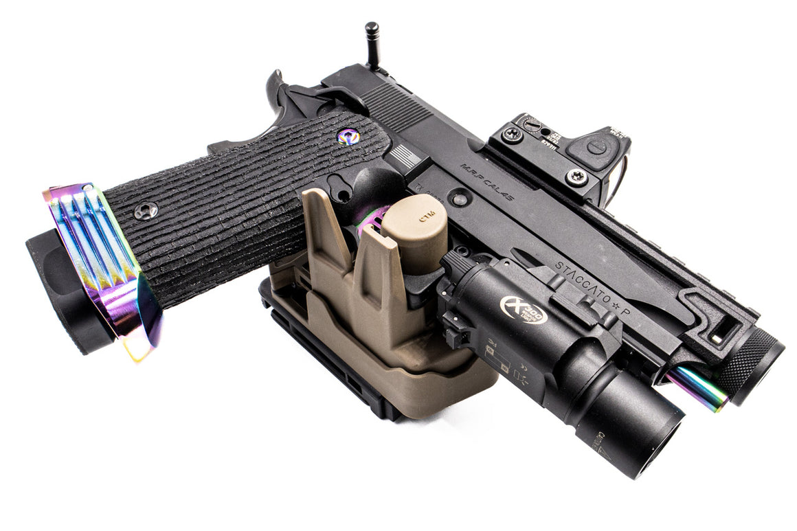 CTM Hi-Capa Speed Holster Nylon ( Right hand version )-Olive Drab