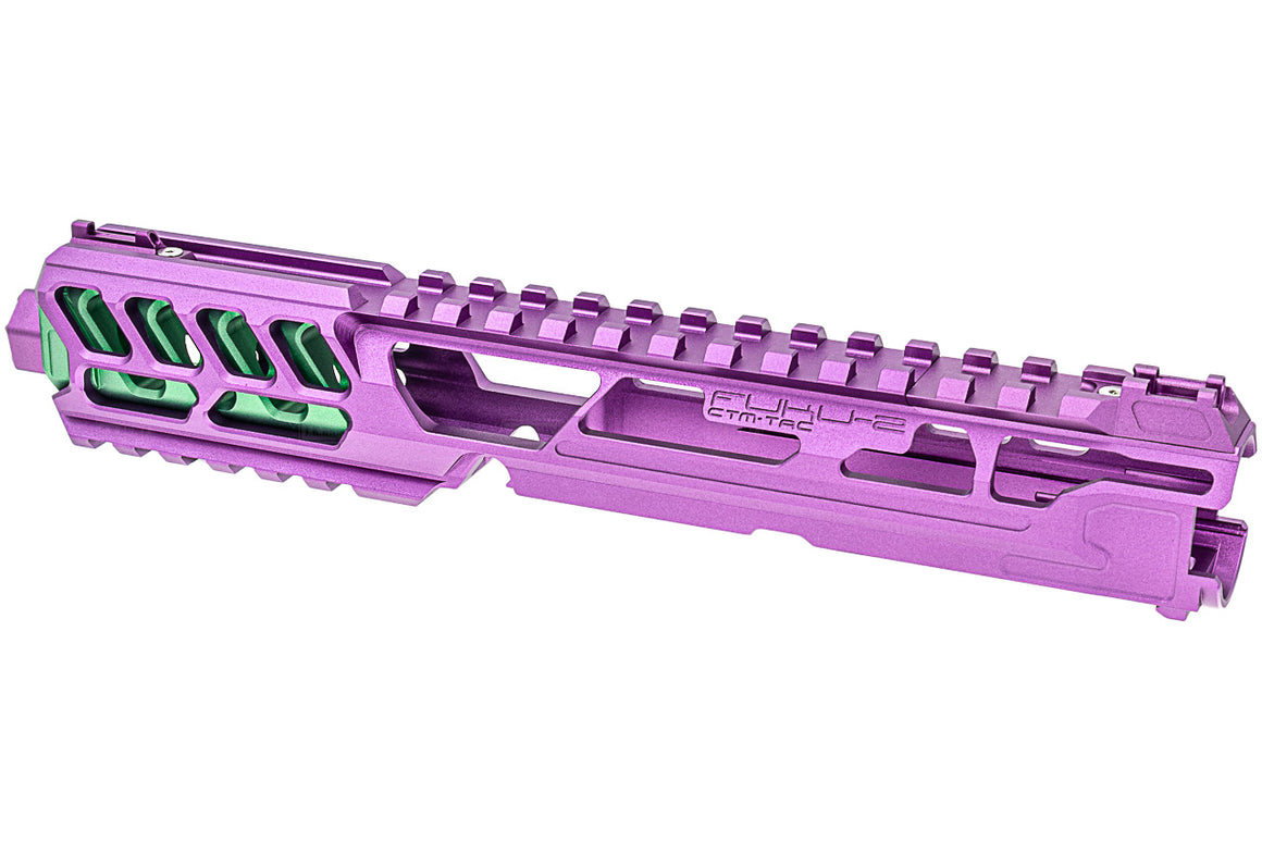 CTM TAC Fuku-2 CNC Aluminum Cut Out Upper Set Long Type for Action Army AAP01 GBB Pistol Series ( AAP-01 ) ( Joker )