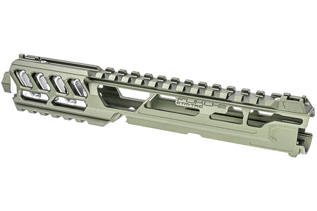 CTM TAC Fuku-2 CNC Aluminum Cut Out Upper Set Long Type for Action Army AAP01 GBB Pistol Series ( AAP-01 ) ( MS-06C Army Green )