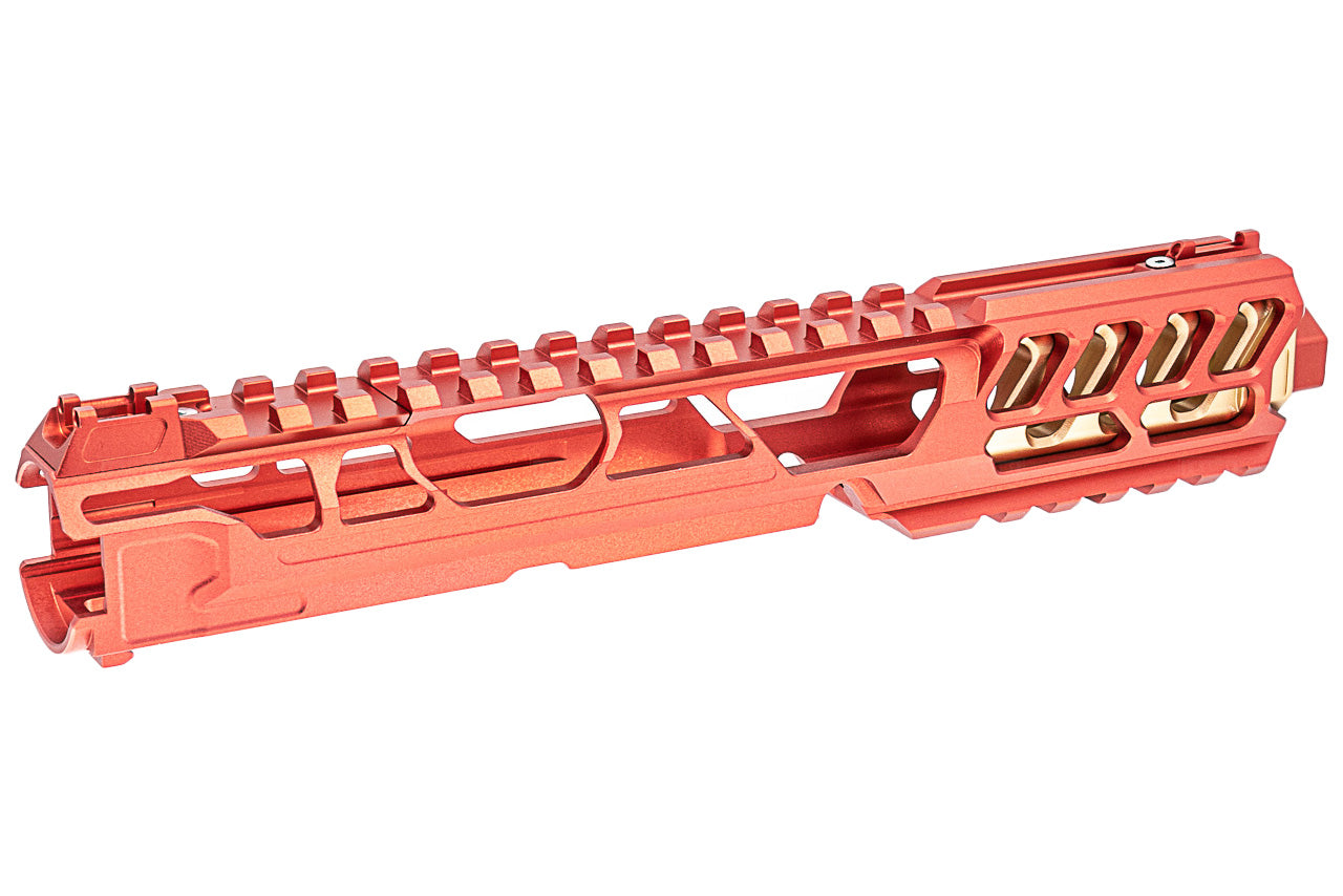 CTM TAC Fuku-2 CNC Aluminum Cut Out Upper Set Long Type for Action Army AAP01 GBB Pistol Series ( AAP-01 ) ( Iron Red )