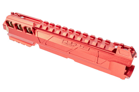 CTM TAC Fuku-2 CNC Aluminum General Upper Set Short Type for Action Army AAP01 GBB Pistol Series ( AAP-01 ) ( Red x Gold )