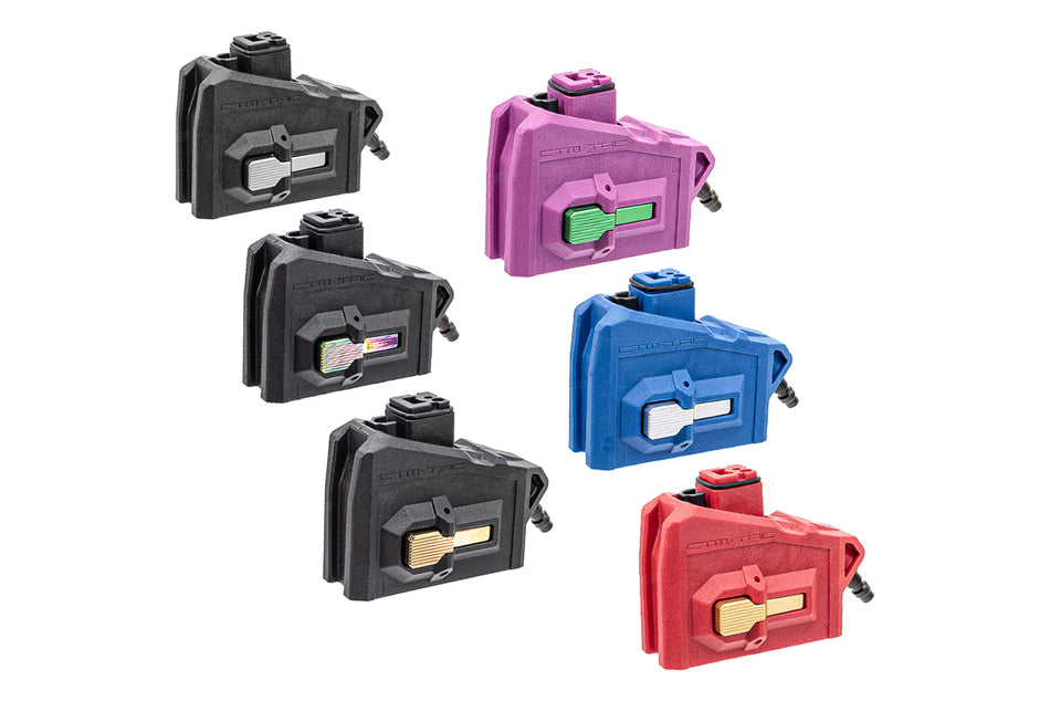CTM TAC AAP-01 / G Model HPA M4 Magazine Adapter for AAP-01 / G Model Gas Magazines -Purple x Green Button