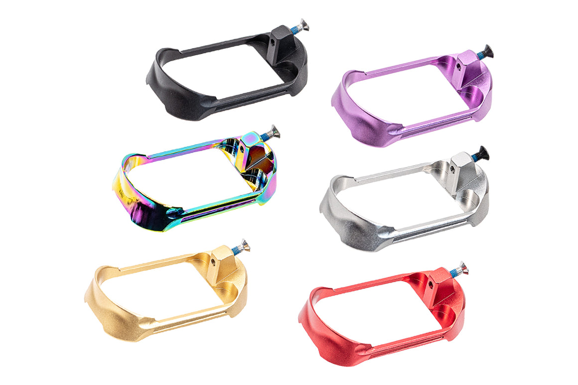 CTM TAC CNC Aluminum Magwell For Action Army AAP01 GBBP Series-Rainbow