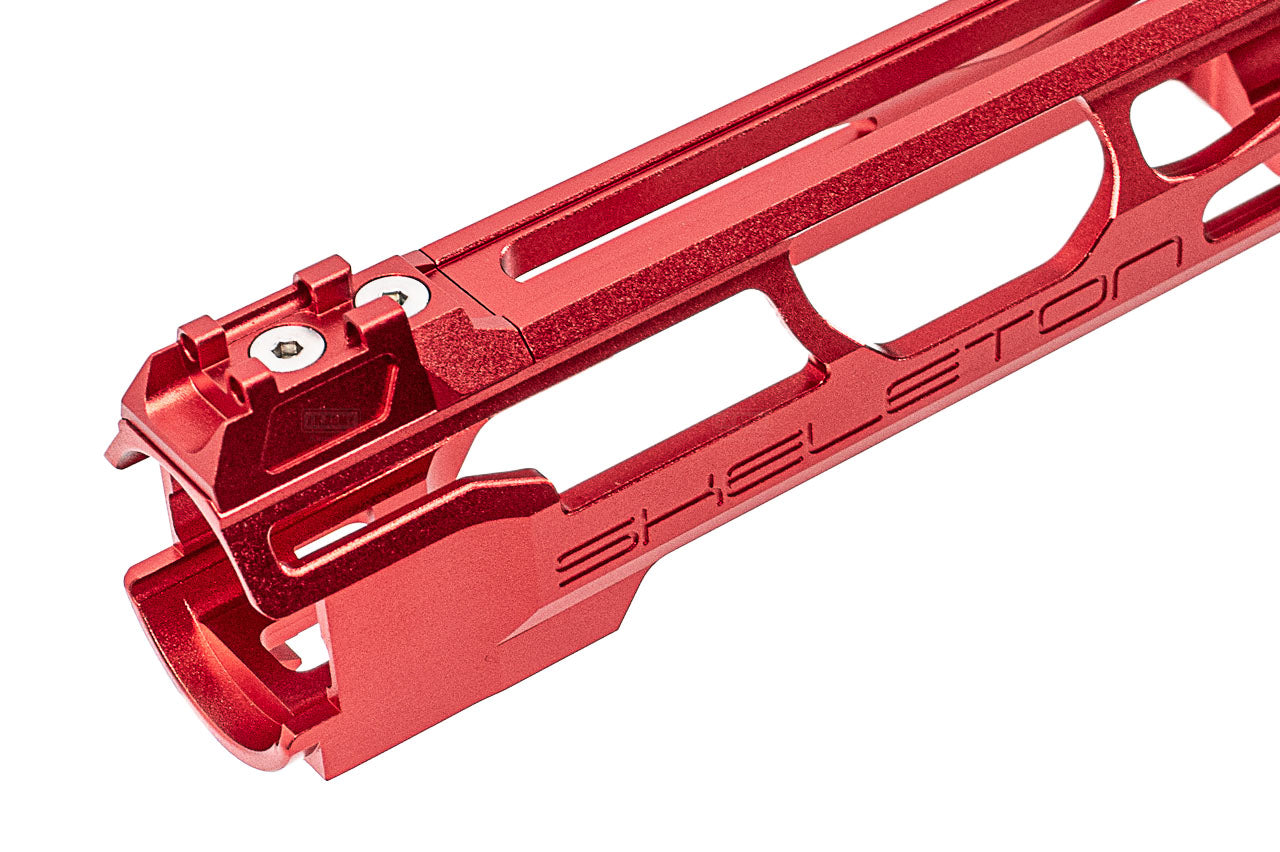 CTM TAC Fuku-2 CNC Aluminum Skeleton Upper Set For Action Army AAP01 GBB Pistol Series ( AAP-01 ) ( Red & Gold )