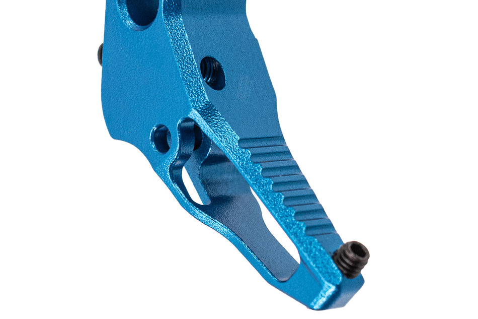 CTM Aluminum Athletics Velo Adjustable Trigger For Action Army AAP-01 GBBP / WE G Model GBBP Series -Blue
