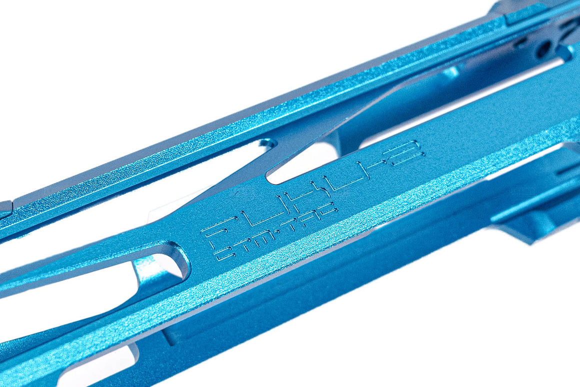 CTM Fuku-2 CNC Aluminum Skeleton Upper For Action Army AAP01 GBB Pistol Series -Purple / Green