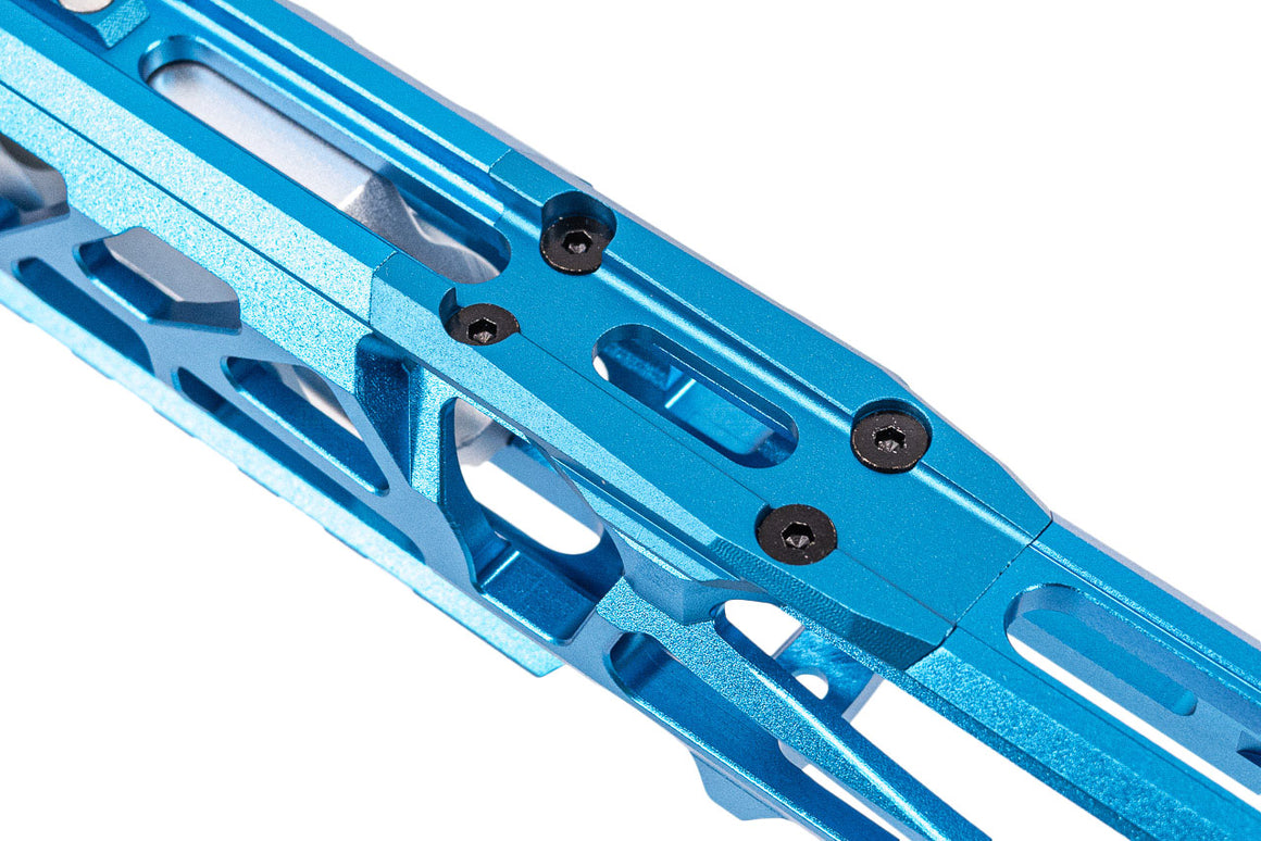 CTM Fuku-2 CNC Aluminum Skeleton Upper For Action Army AAP01 GBB Pistol Series -Purple / Green