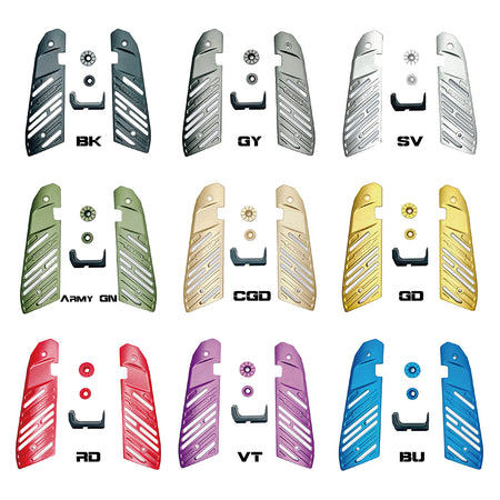 CTM TAC AAP-01/C Fuku-2 Frame CNC Aluminum Accessories Grip for Action Army AAP01/ AAP01C Pistol Airsoft-Army Green