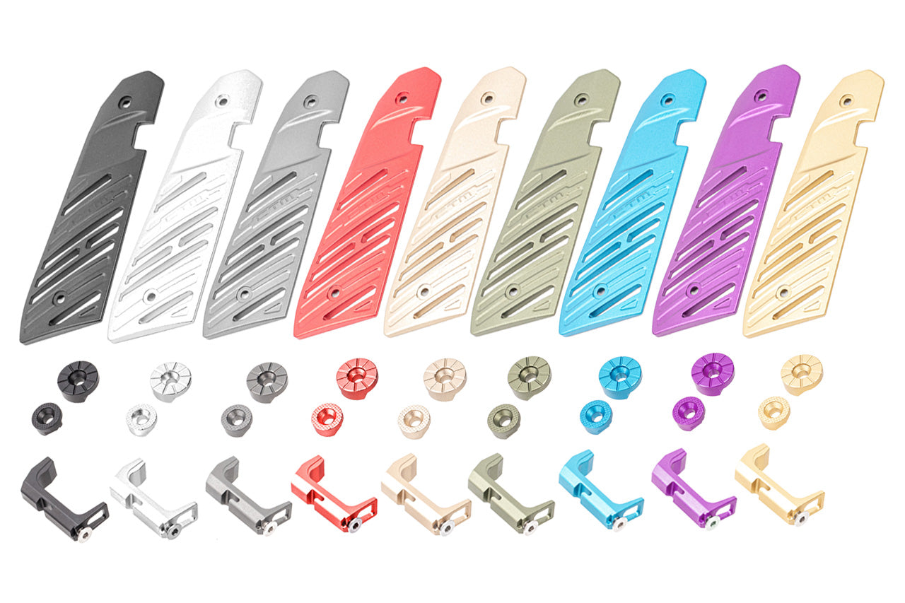 CTM TAC AAP-01/C Fuku-2 Frame CNC Aluminum Accessories Grip for Action Army AAP01/ AAP01C Pistol Airsoft-Army Green