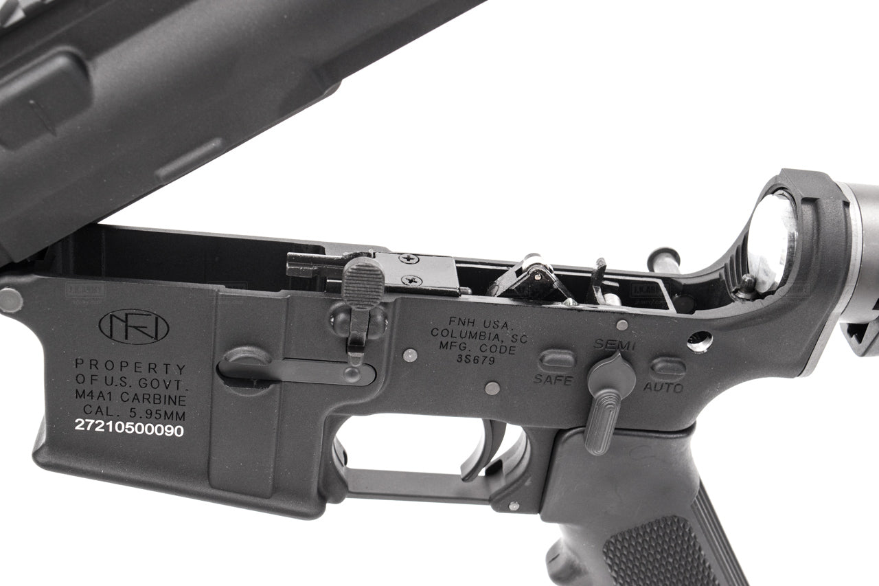 Cybergun Licensed FN HERSTAL M4A1 Carbine RIS GBB Rifle Airsoft ( Black ) ( WE GBB System )