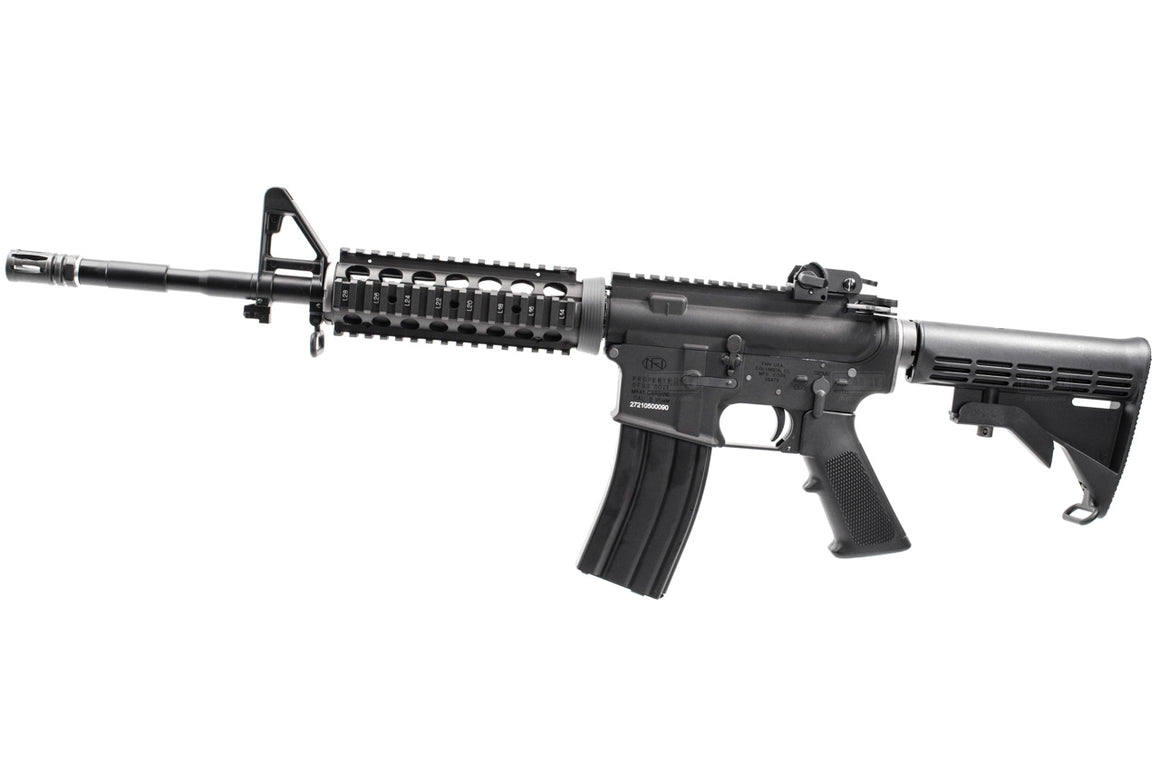 Cybergun Licensed FN HERSTAL M4A1 Carbine RIS GBB Rifle Airsoft ( Black ) ( WE GBB System )