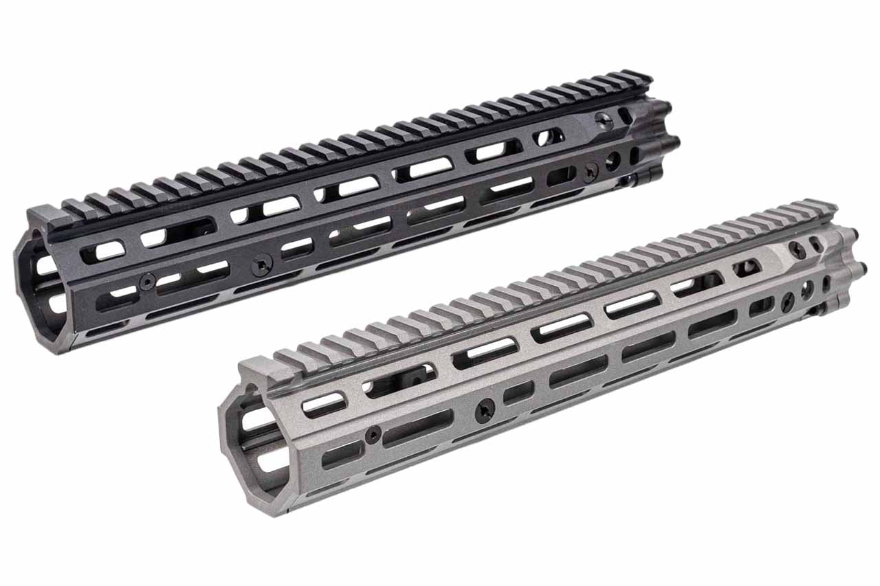 EMG Daniel Defense Licensed 12.5" M-LOK RIS III Handguard For CYMA AR / M4 AEG Series -Silver