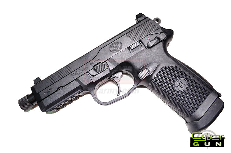 Cybergun FN FNX45 Tactical GBB Airsoft Pistol ( BK )