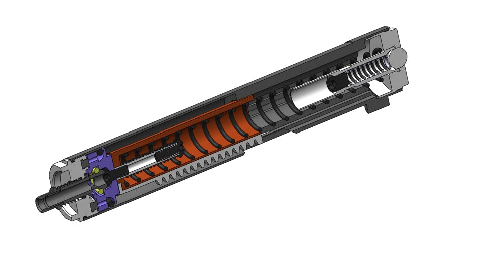 Alpha M140 Cylinder Set for Systema PTW M4 Series ( GY ) [ For 10.5" - ]