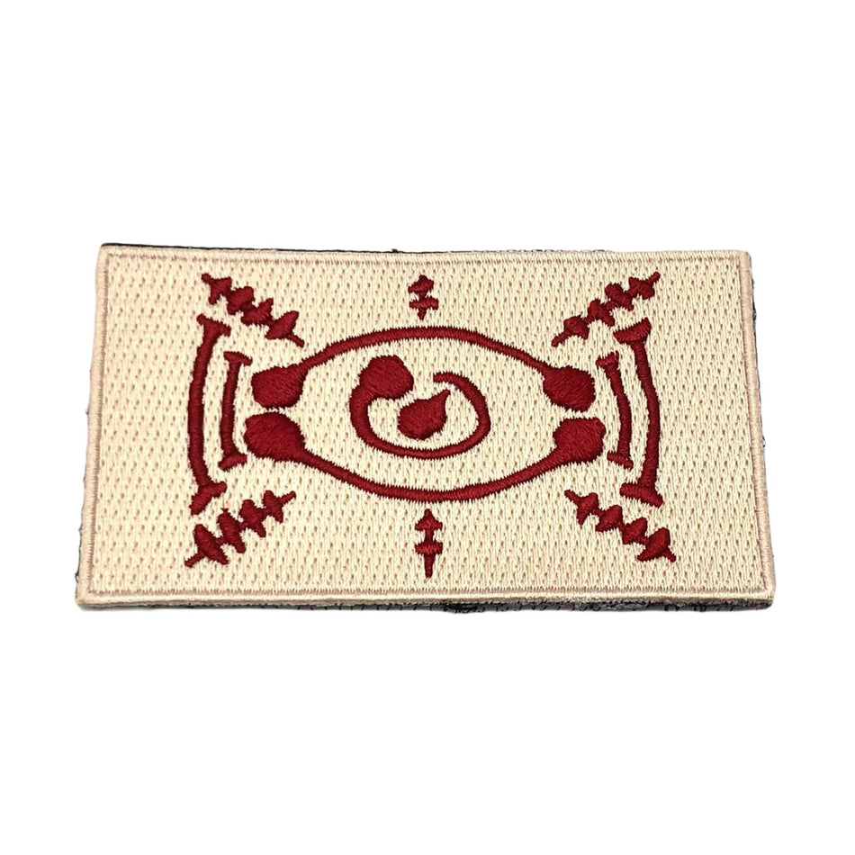 鬼滅の刃 Style 符咒 Patch 3.5" x 2" ( Free Shipping ) ( Kimetsu No Yaiba Taoist Magic Figure Amulet Style )