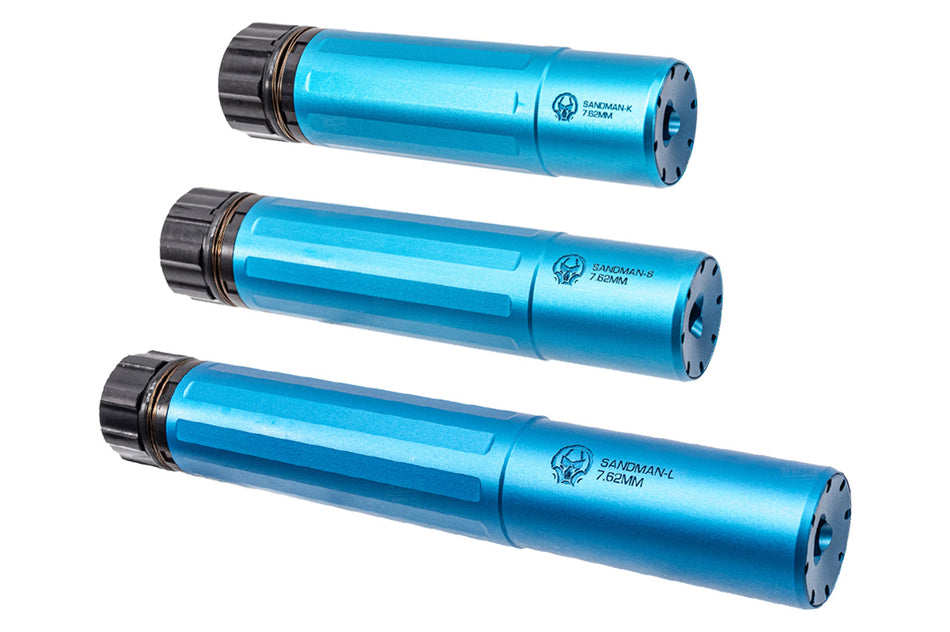PTS Dead Air Sandman Barrel Extension / Dummy Mock Suppressor ( Training Blue ) -L