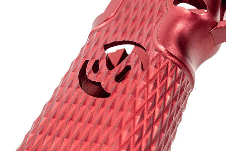 Dream Capa DCP CNC Aluminium INF Grip ( Infinity Diamond Hollow SV Style ) For TM Hi-Capa GBBP Airsoft Series ( 5-Axis CNC Machining ) Red