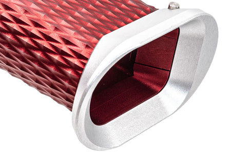Dream Capa DCP CNC Aluminium INF Grip ( Infinity Diamond Hollow SV Style ) For TM Hi-Capa GBBP Airsoft Series ( 5-Axis CNC Machining ) Red