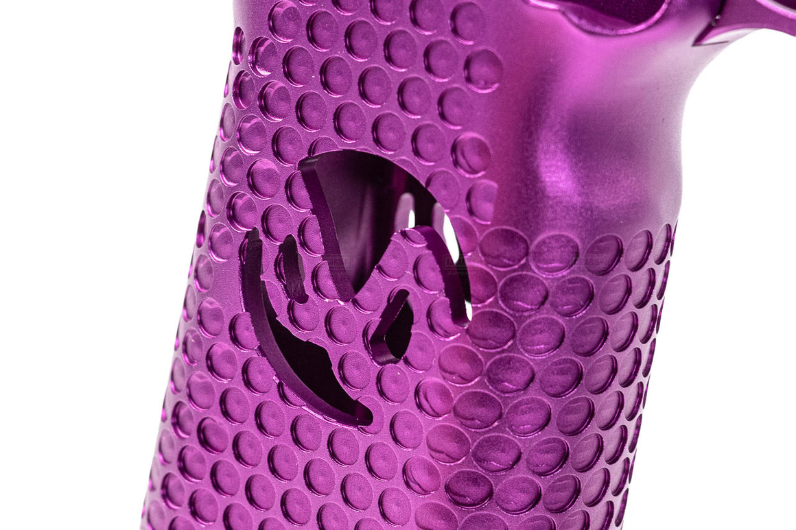 Dream Capa DCP CNC Aluminium INF Grip ( Infinity Circle Hollow Style ) For TM Hi-Capa GBBP Airsoft Series ( 5-Axis CNC Machining )-Red