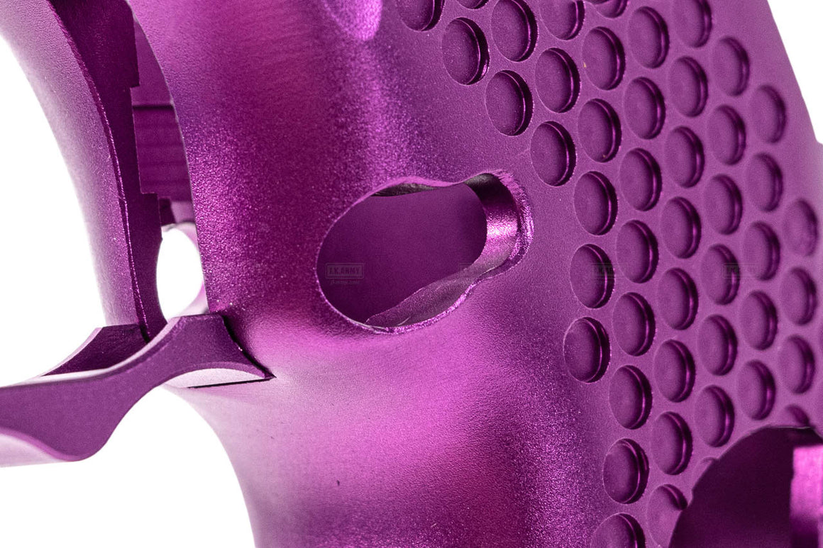 Dream Capa DCP CNC Aluminium INF Grip ( Infinity Circle Hollow Style ) For TM Hi-Capa GBBP Airsoft Series ( 5-Axis CNC Machining )-Red