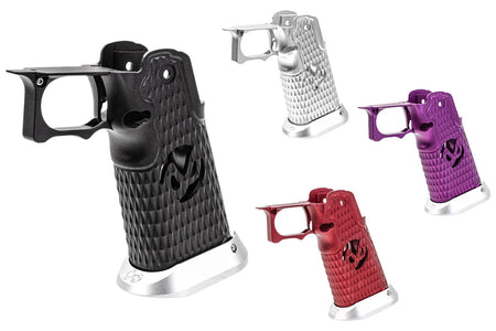 Dream Capa DCP CNC Aluminium INF Grip ( Infinity Diamond Hollow SV Style ) For TM Hi-Capa GBBP Airsoft Series ( 5-Axis CNC Machining ) Red