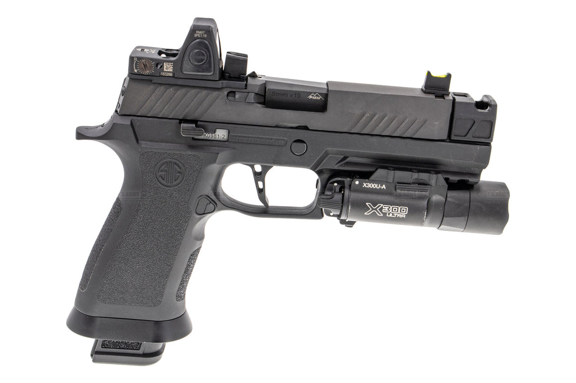 C&C Legion Style Dual Adjustable Flat Trigger for SIG AIR / VFC P320 M17 M18 GBBP Series-Grey