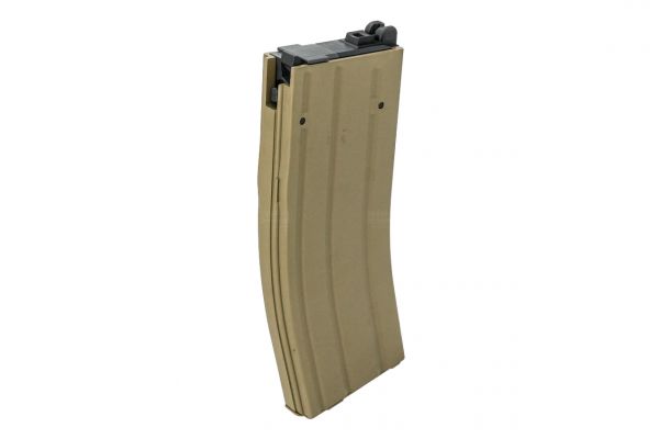 Double Eagle GI Standard M4 / N4 30 Rounds Gas Magazine For Marui TM MWS GBBR ( Tan )
