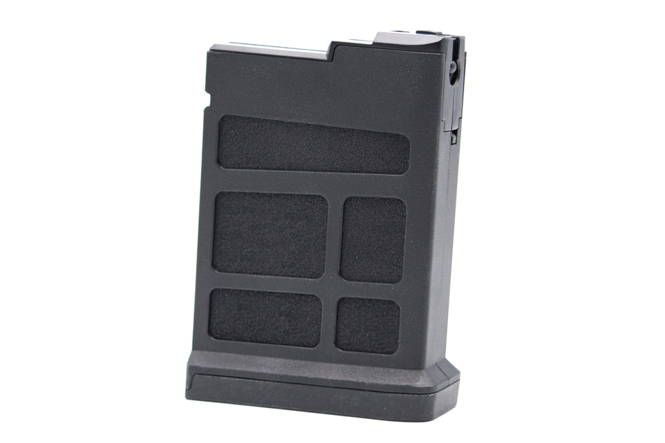 Double Eagle DE M66 Polymer Spring Sniper Magazine 50 Rounds 6mm ( Black )