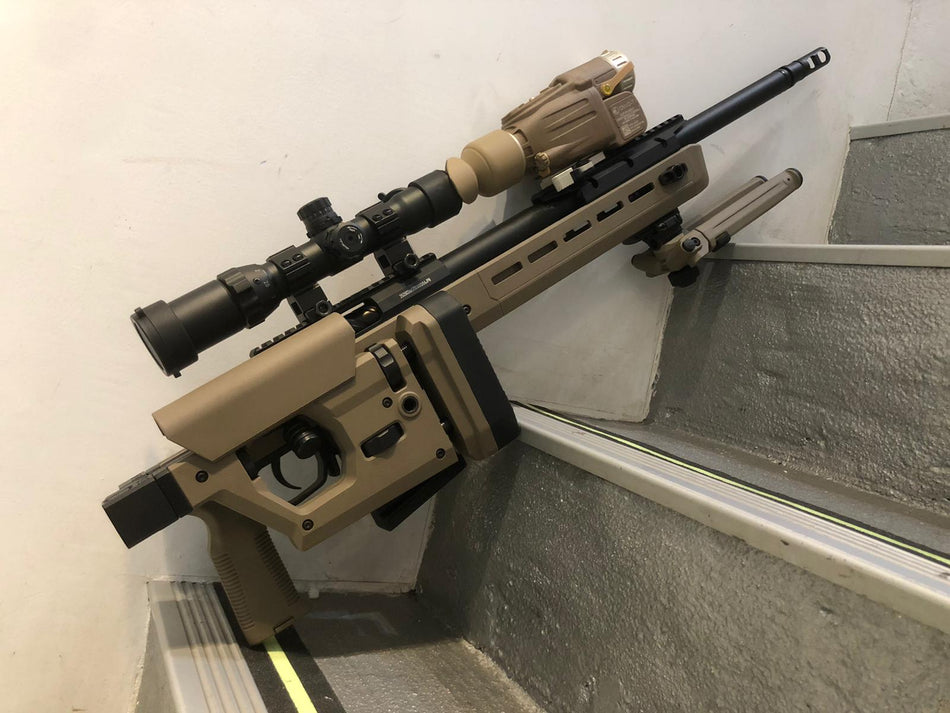 Double Eagle DE M66 Polymer Folding Stock Bolt Action Spring Sniper Rifle-Dark Earth ( DE )