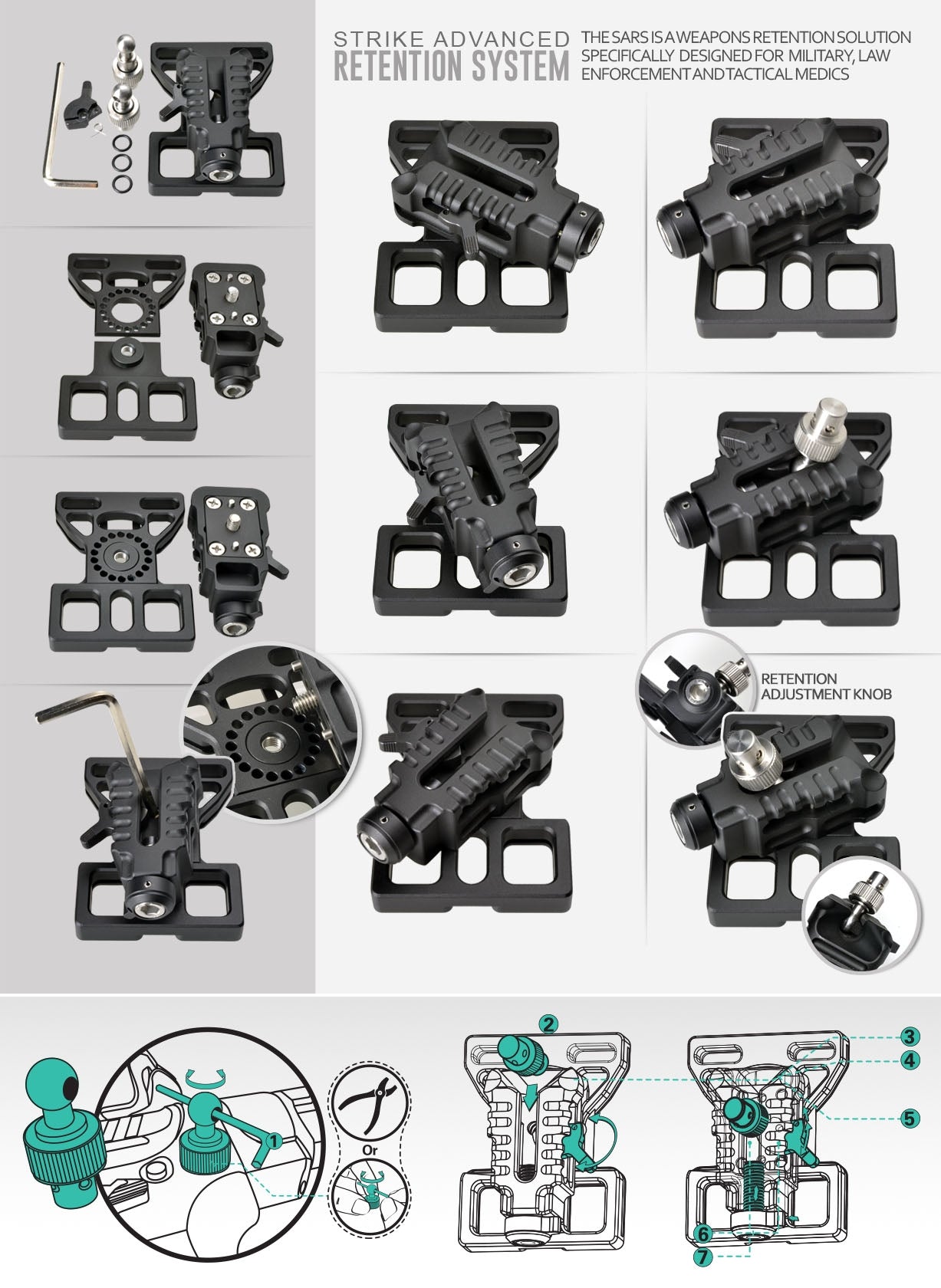 Strike Industries Advanced Weapon Retention System