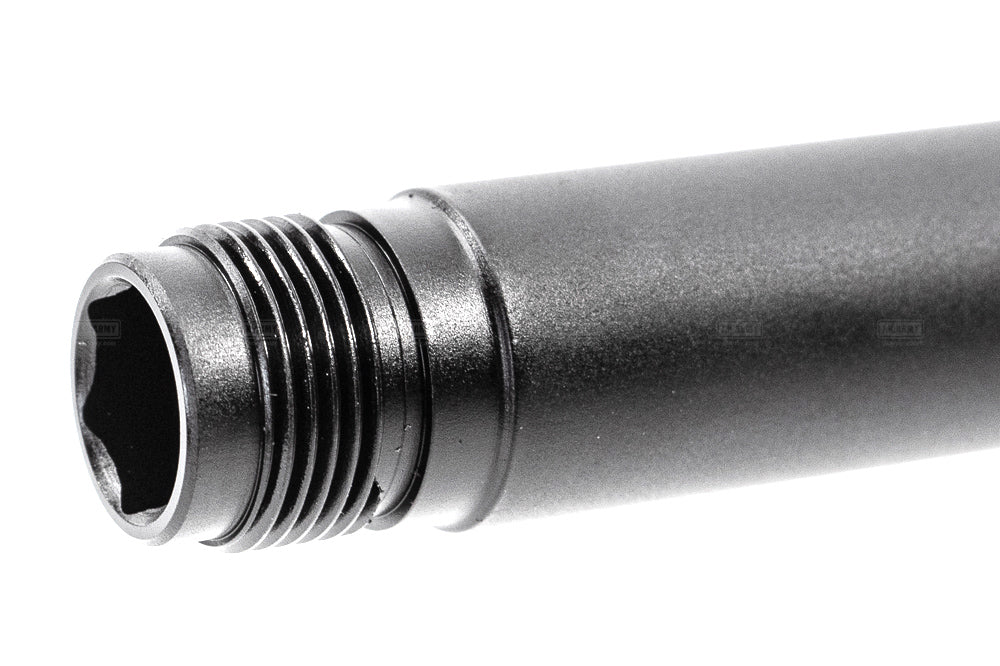 Detonator CNC Aluminum GLK Factory Type Dummy Suppressor Compatible Threaded Outer Barrel For Umarex / GHK Glock 17 Gen 3 GBB Pistol Airsoft ( 14mm CCW ) ( G17 Gen 3 )