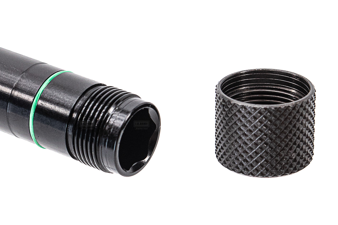 Detonator CNC Aluminum 16mm CW Thread Outer Barrel For KSC MK23 Mod0 GBB ( System 0 )