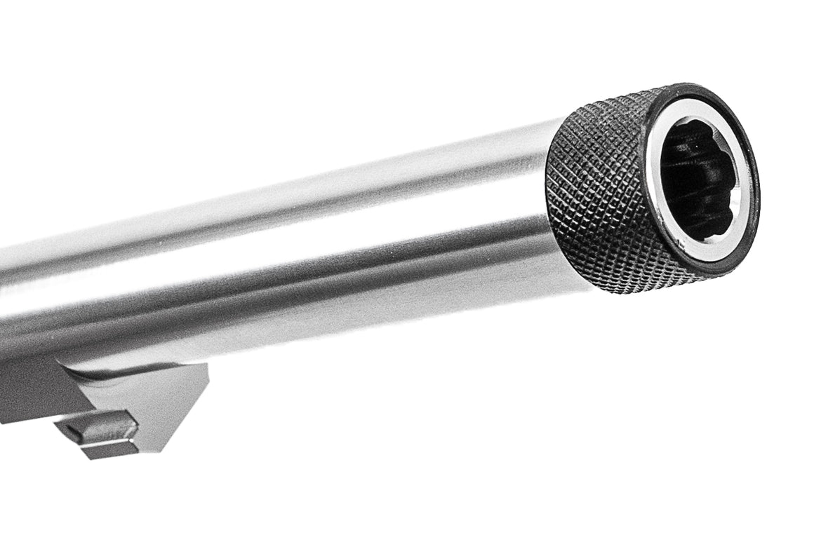 Detonator 14mm CCW Threaded Outer Barrel For Marui TM M9 / M9A1 GBBP Series -Silver