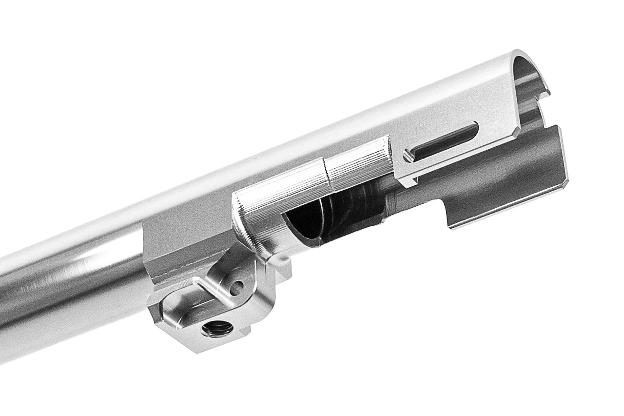 Detonator 14mm CCW Threaded Outer Barrel For Marui TM M9 / M9A1 GBBP Series -Silver