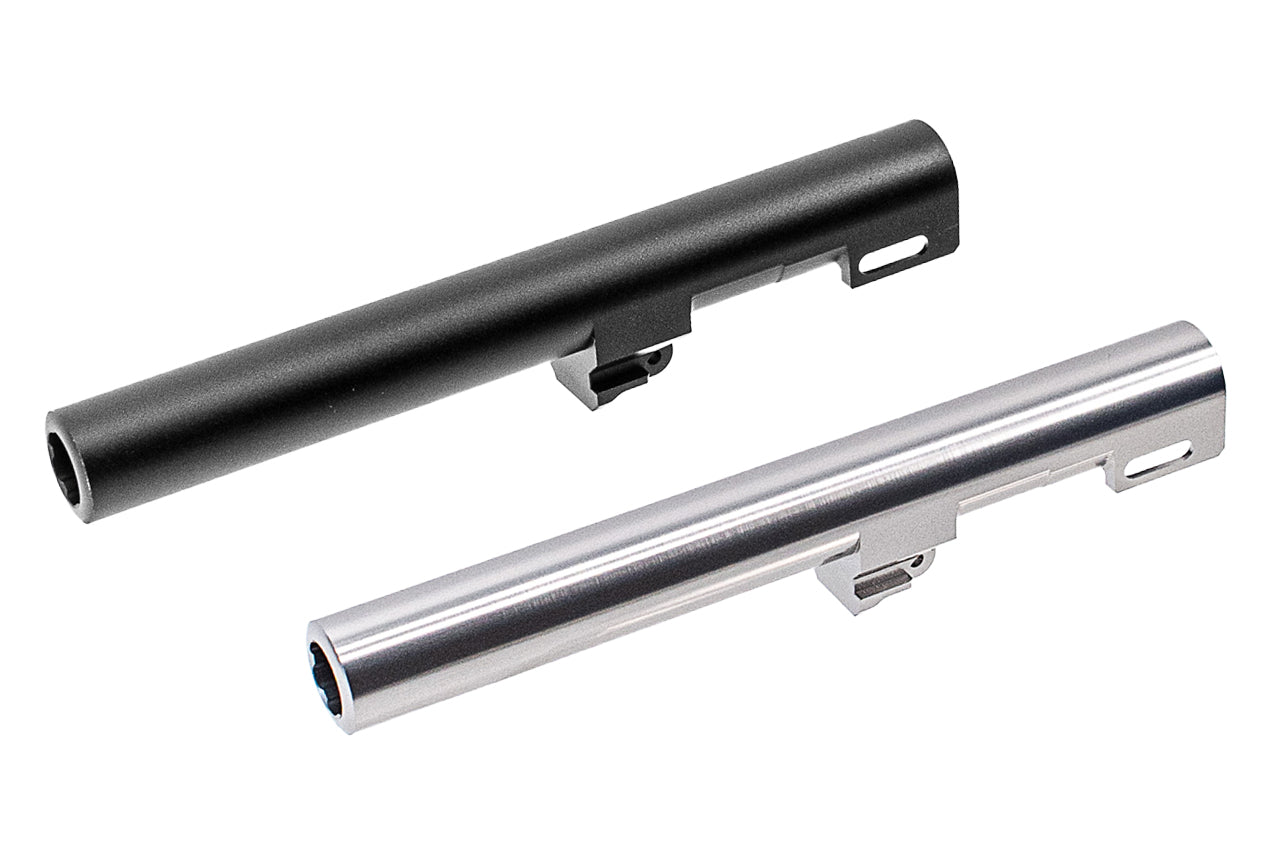 Detonator Standard Outer Barrel For Marui TM M9 / M9A1 GBBP Series -Silver