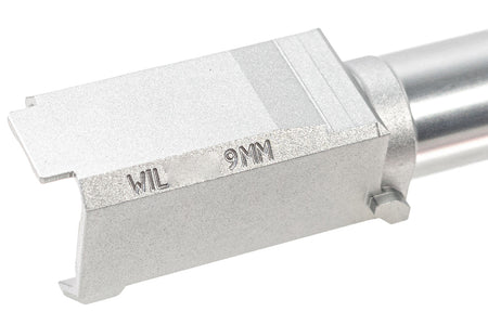 Detonator WC Style 14mm CCW Threaded Outer Barrel For Marui TM G17 Gen4 GBBP Series ( Silver )