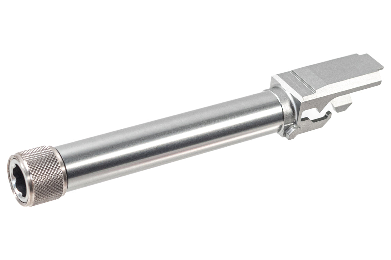 Detonator WC Style 14mm CCW Threaded Outer Barrel For Marui TM G17 Gen4 GBBP Series ( Silver )