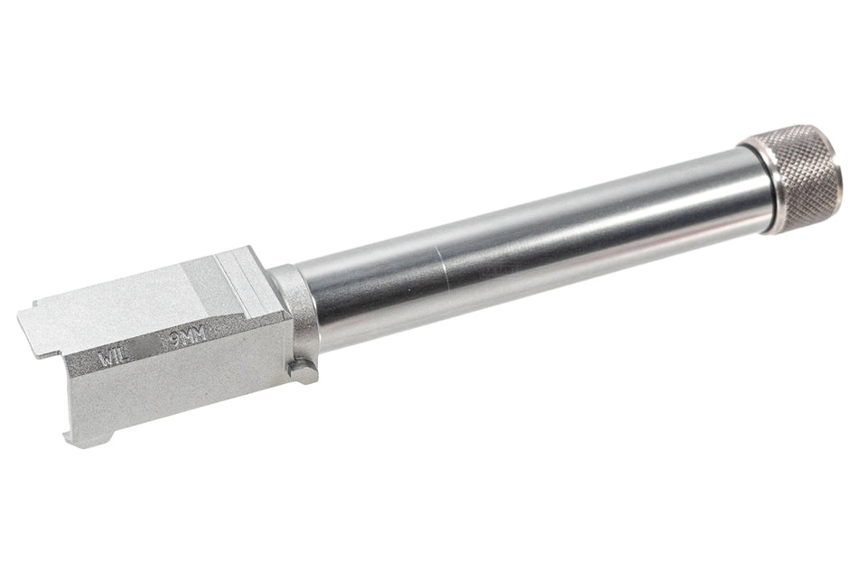 Detonator WC Style 14mm CCW Threaded Outer Barrel For Marui TM G17 Gen4 GBBP Series ( Silver )