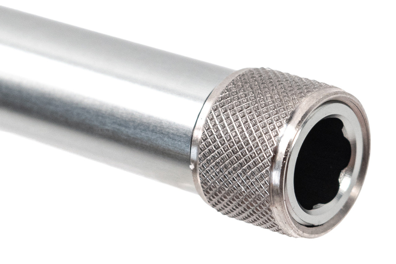 Detonator WC Style 14mm CCW Threaded Outer Barrel For Marui TM G17 Gen4 GBBP Series ( Silver )