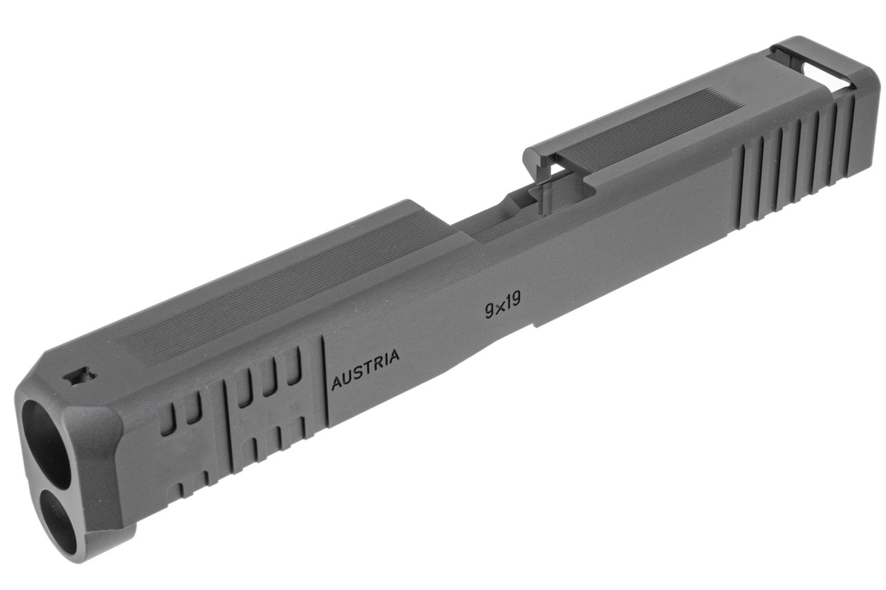 Detonator Wil Combat Style Custom 17 G4 Aluminum Slide for Marui TM G17 Gen4 GBB Series ( Black )