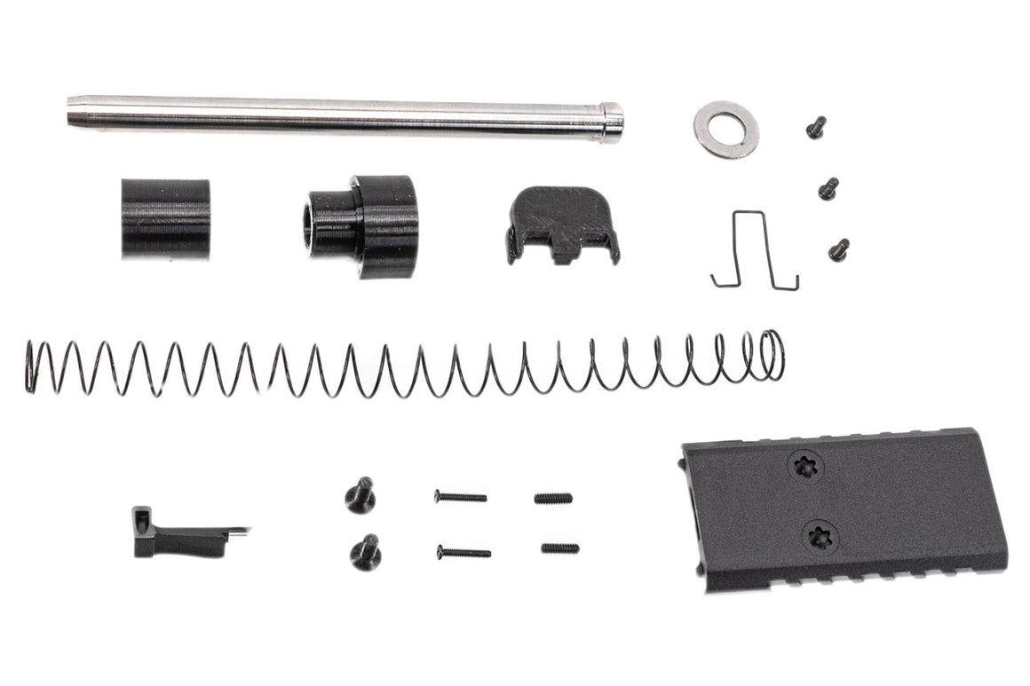 Detonator CNC Aluminum T Style G34 Slide Set For Marui TM G17 Gen5 MOS GBBP