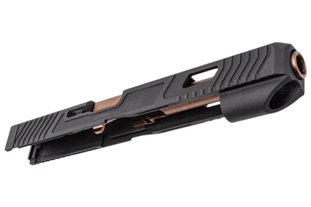 Detonator CNC Aluminum T Style G34 Slide Set For Marui TM G17 Gen5 MOS GBBP