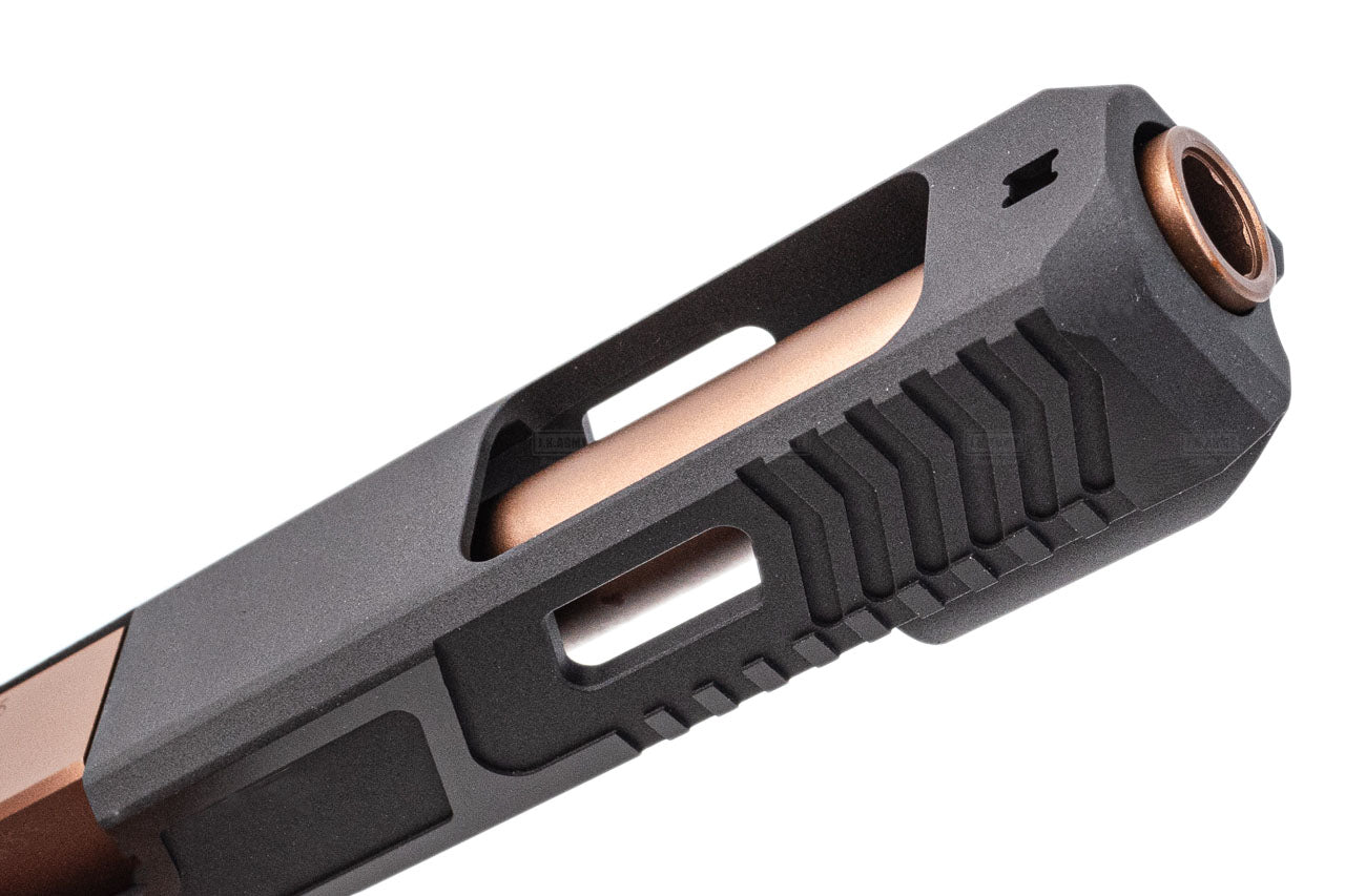 Detonator CNC Aluminum T Style G34 Slide Set For Marui TM G17 Gen5 MOS GBBP