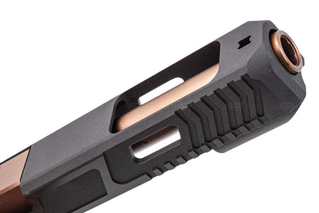 Detonator CNC Aluminum T Style G34 Slide Set For Marui TM G17 Gen5 MOS GBBP