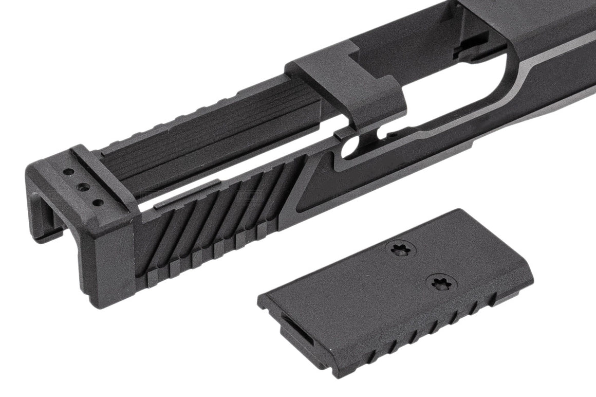 Detonator CNC Aluminum T Style G34 Slide Set For Marui TM G17 Gen5 MOS GBBP
