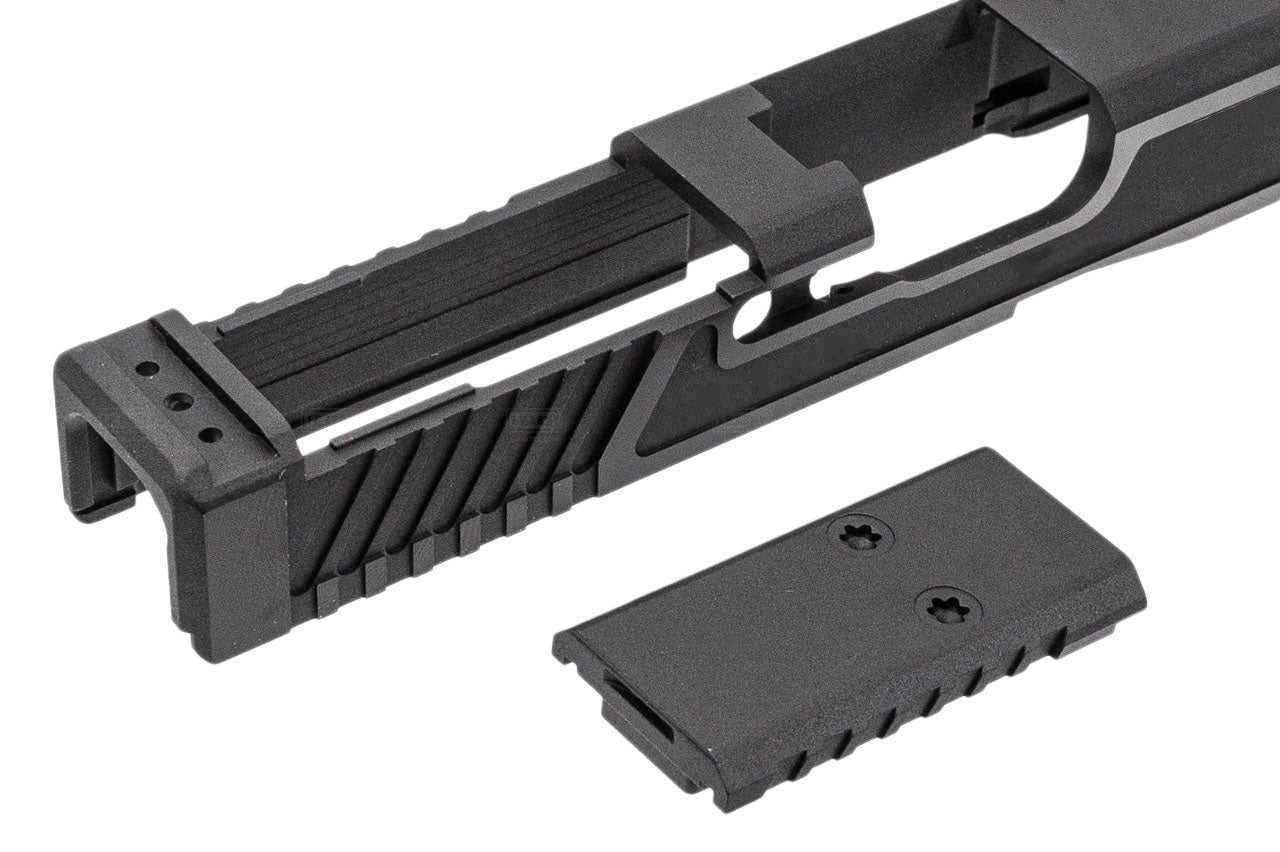 Detonator CNC Aluminum T Style G34 Slide Set For Marui TM G17 Gen5 MOS GBBP