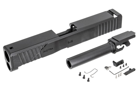 Detonator TRI Style System V1 Cut 19 G4 Custom Aluminum Slide for Marui TM G19 Gen4 GBB Series ( Black )