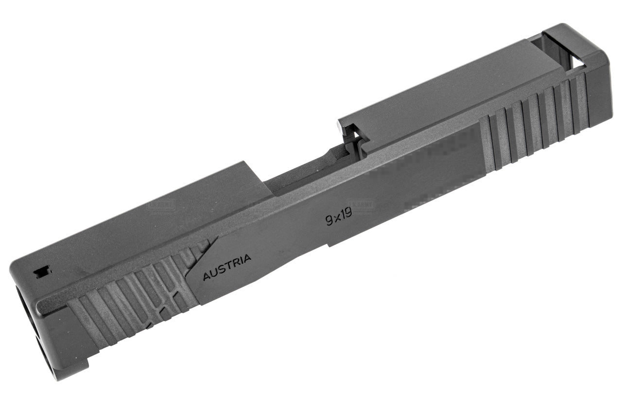 Detonator TRI Style System V1 Cut 19 G4 Custom Aluminum Slide for Marui TM G19 Gen4 GBB Series ( Black )